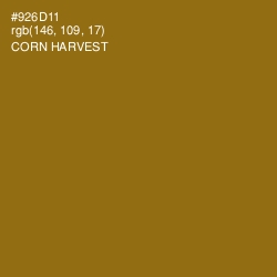 #926D11 - Corn Harvest Color Image